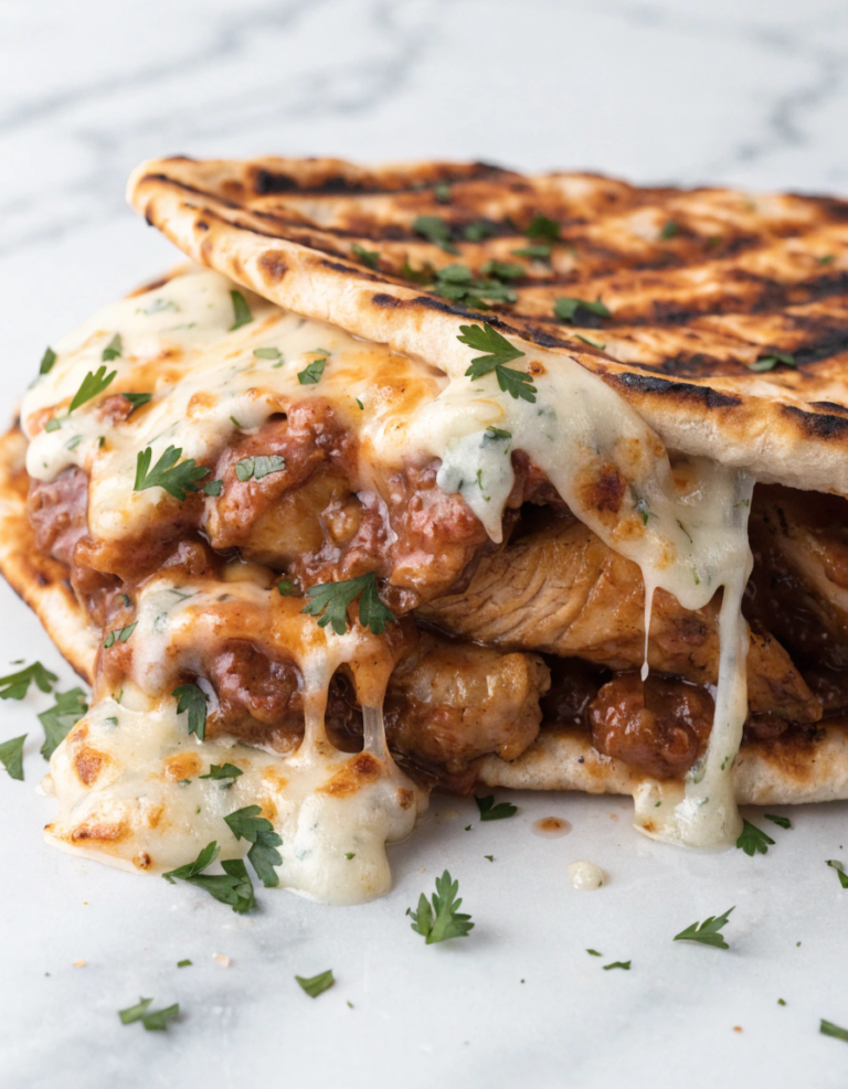 Cheesy BBQ Perinaise Chicken Flatbreads (Fast, Messy, and Absolutely Worth It)